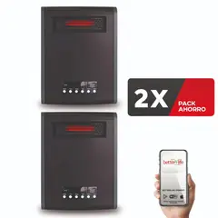 BETTERLIFE - Estufa Electrica Infrarroja UV (2 Unidades) 100 m2 WiFi