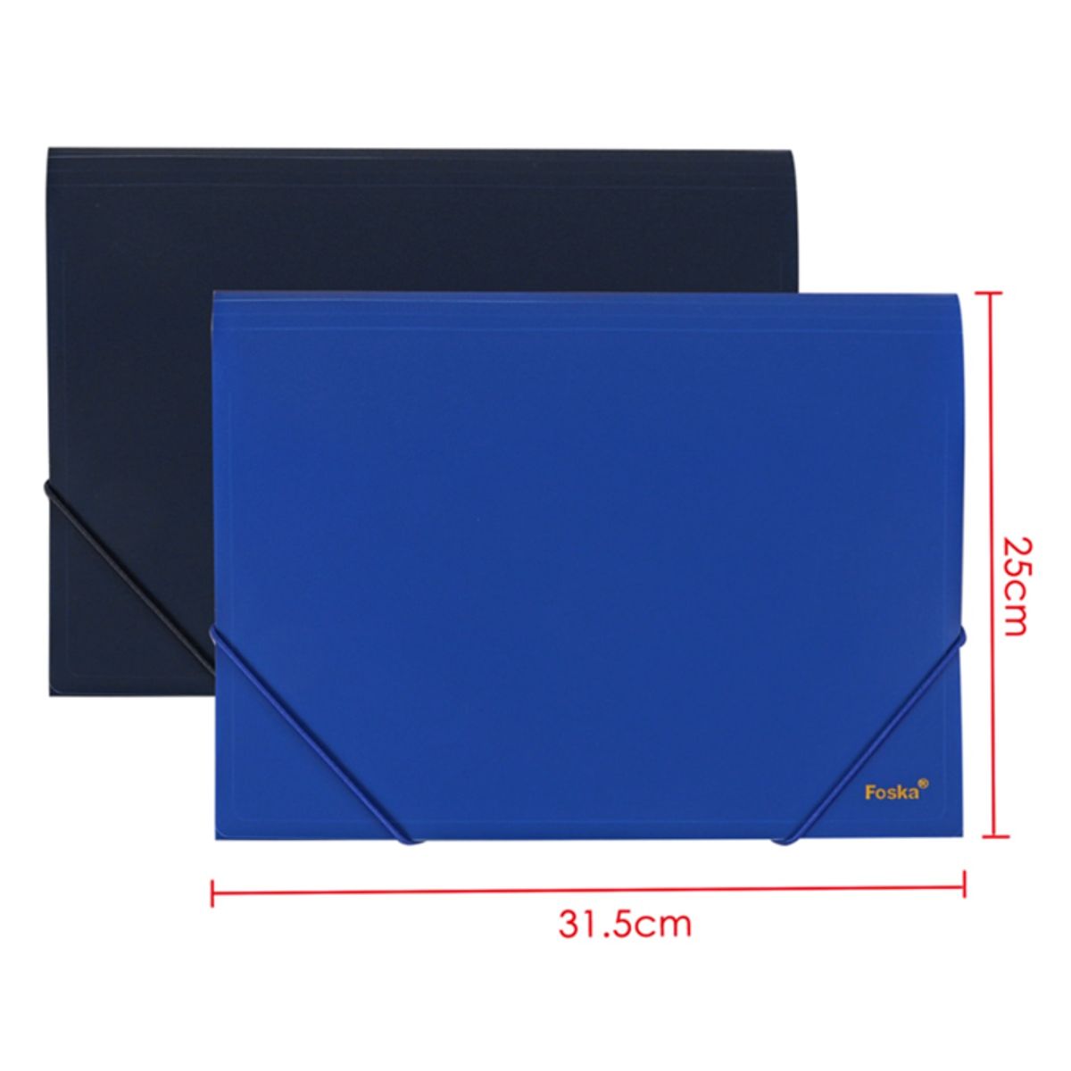 FOSKA - Carpeta Plástica A4 con Elástico W311-38 FOSKA