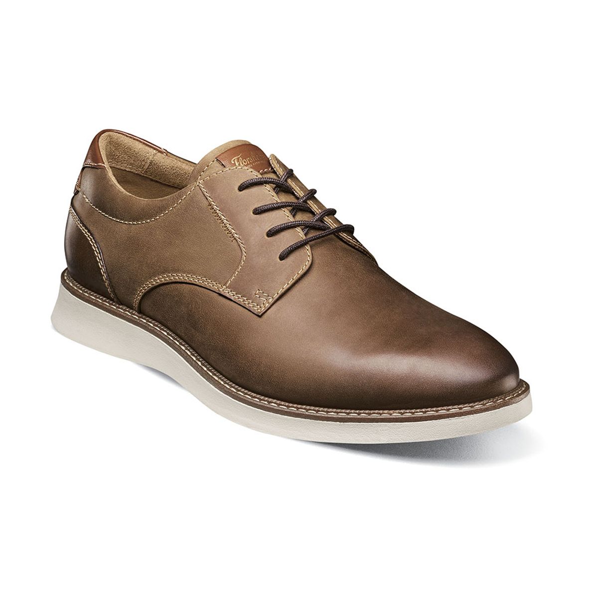 FLORSHEIM - Zapatos Casual Launch Plain Toe Oxford Café