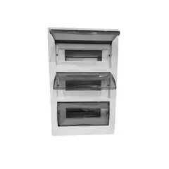 GENERICO - Tablero Eléctrico Embutido 36 Módulos Puerta Transparente