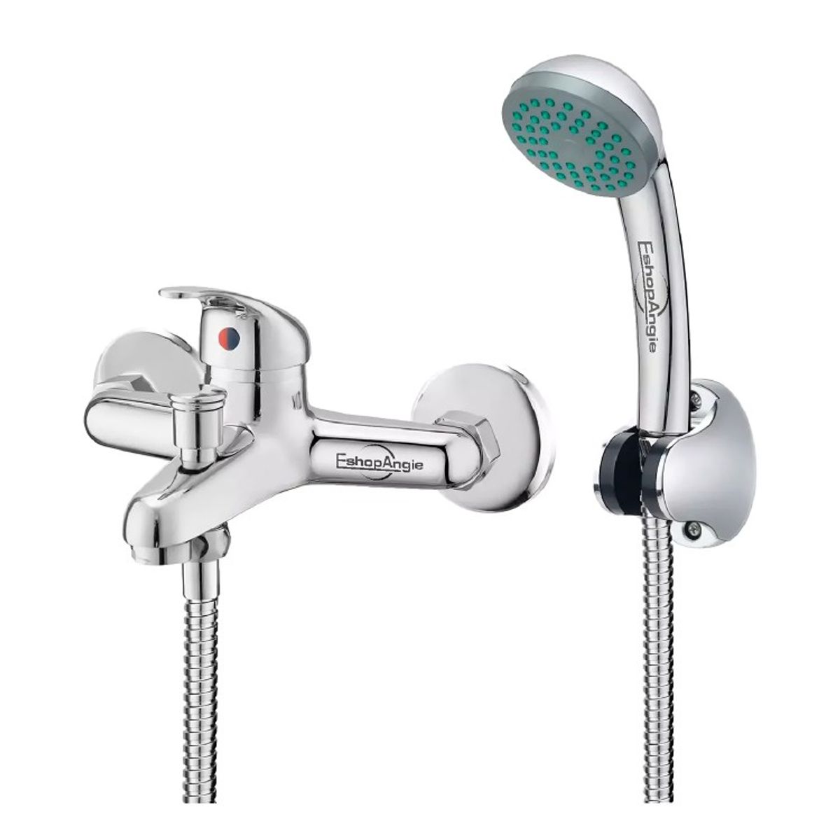 GENERICO - Llave Monomando Tina Ducha Cromada Plateado Brillante