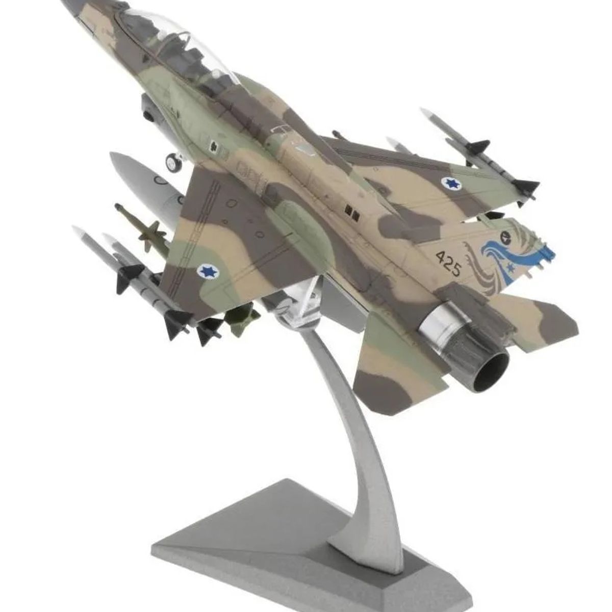 GENERICO - Modelo De Avión De La Fuerza De F-16i Fighting Verde