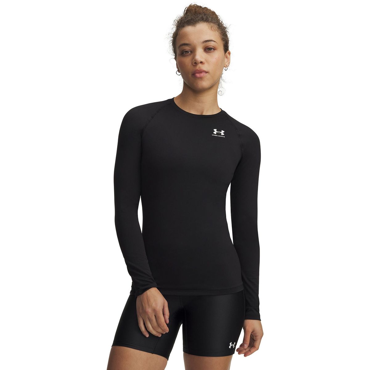 UNDER ARMOUR - Primera Capa Superior Mujer Heatgear Comp Negro UNDER ARMOUR