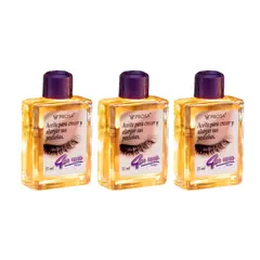GENERICO - Pack x 3 Aceite Fortalecedor Para Pestañas Alarga Prosa