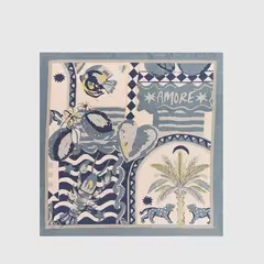 LOUNGE - Pañuelo Mujer Mar Celeste