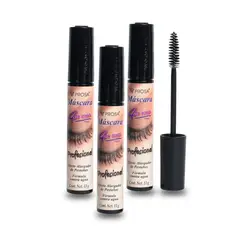 PROSA NATURAL - Pack x 3 Rimel Mascara de Pestañas Profesional Waterproof Prosa
