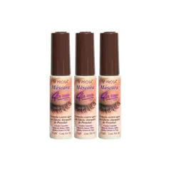 PROSA NATURAL - Pack x 3 Rimel Mascara Para Pestañas Clasica Cafe 14g Prosa