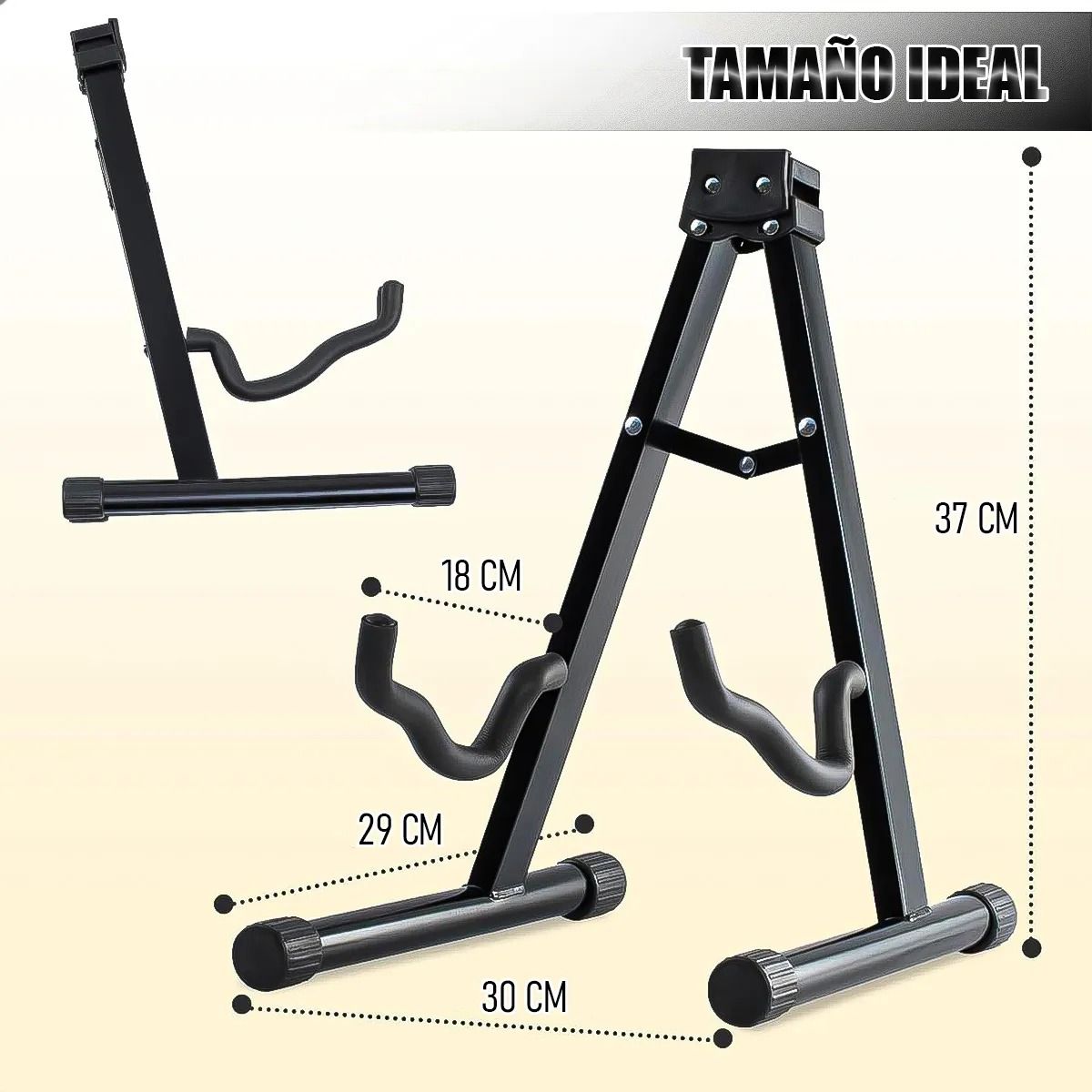 GENERICO - Soporte De Guitarra Pedestal  Soportes Plegables Para Guitarra Brazo De Goma