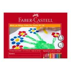 FABER-CASTELL - Block de dibujo doble faz 99 1/8