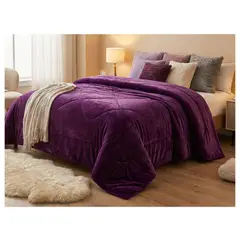 GENERICO - Cobertor Chiporro King Invierno - Morado S007