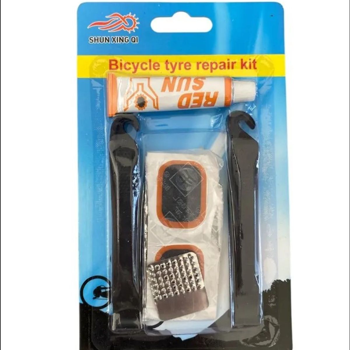 GENERICO - Kit De Reparación Bicicleta Y Parches Anti Pinchazo