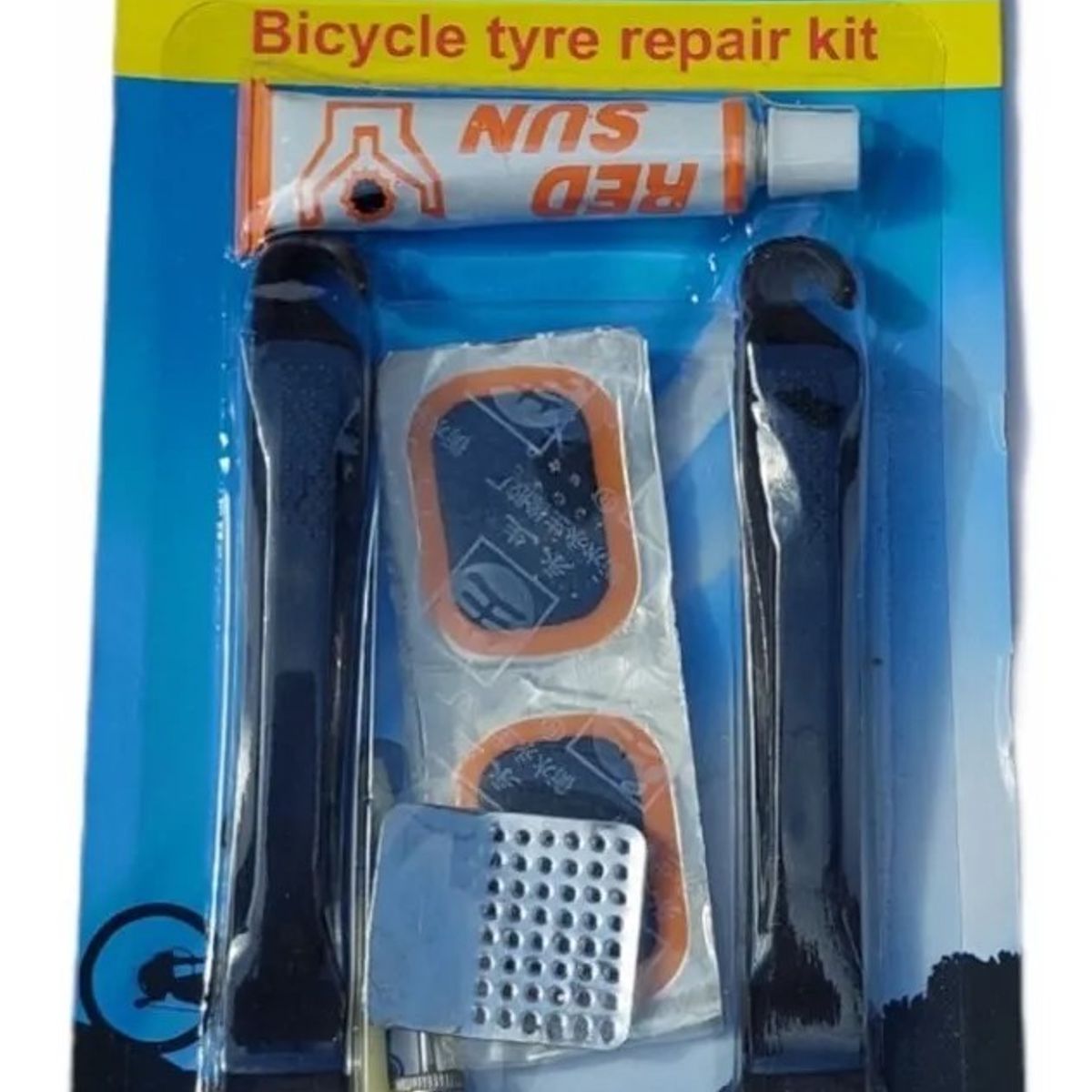 GENERICO - Kit De Reparación Bicicleta Y Parches Anti Pinchazo