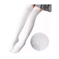 Pack 3 Pares Bucaneras Escolares. Calceta Larga Colores.