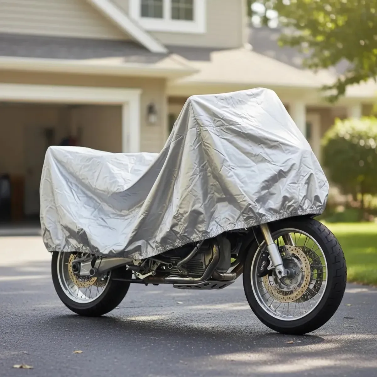 GENERICO - Cubre Moto Carpa Funda Cubre Moto Impermeable 240 x 140 Cm