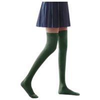 Pack 3 Pares Bucaneras Escolares. Calceta Larga Colores.