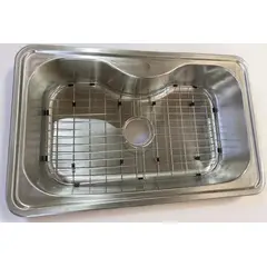 TEBISA - Lavaplatos de empotrar forma de riñon LAV-T80500000000