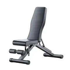 GENERICO - Banca Abdominal Para Hacer Ejercicios Fitness Color Negro