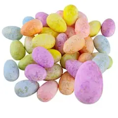 GENERICO - Huevos de pascua de fantasia 36un colores surtidos