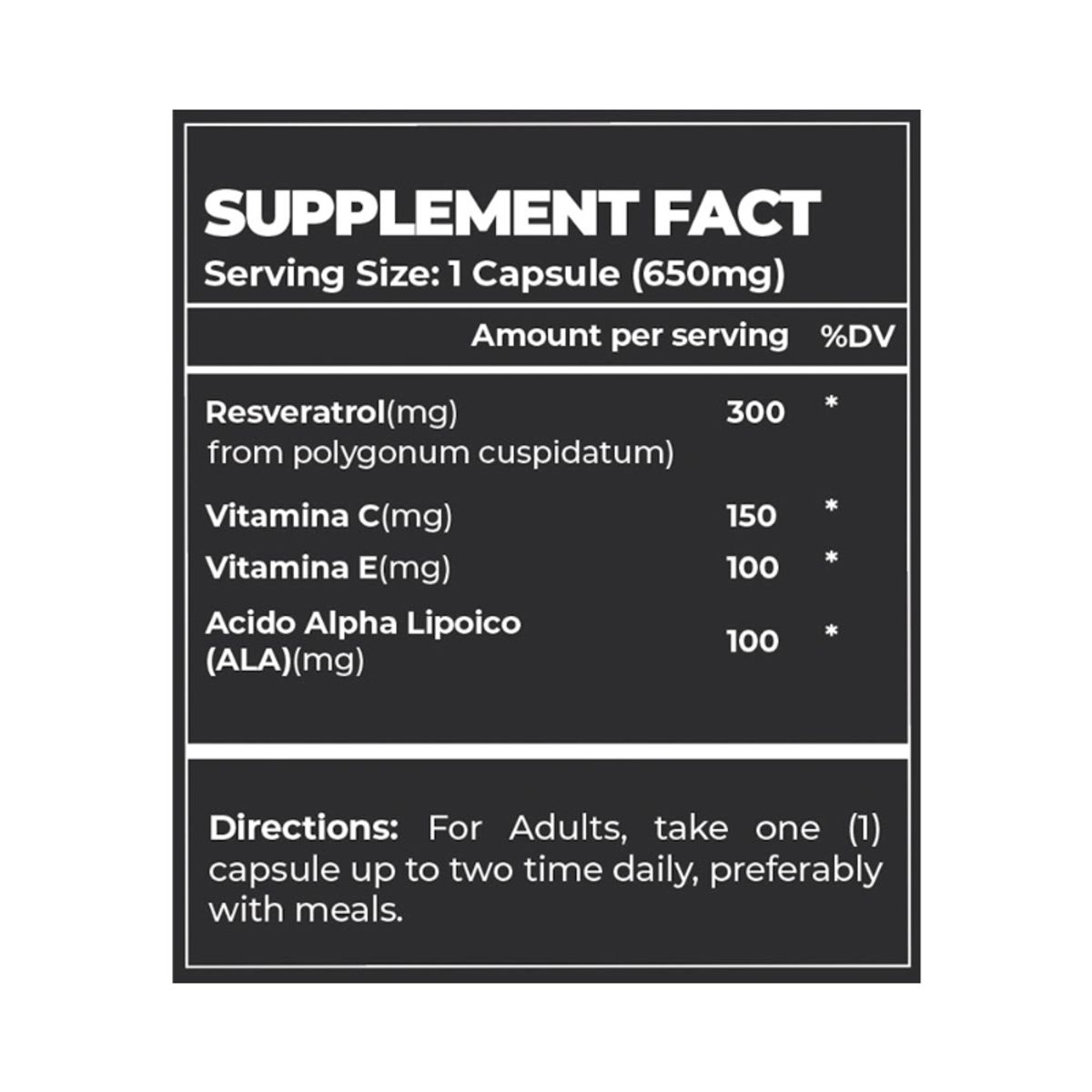 GREATLHETE - Resveratrol Pro 45 Capsulas Greatlhete