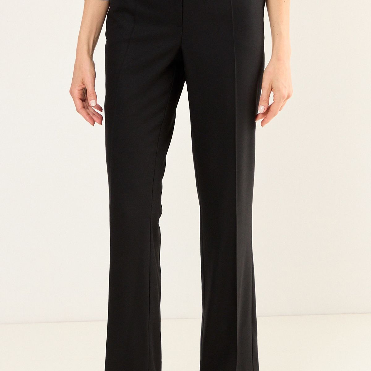 MA GRIFFE - Pantalon Liso Mujer Negro Magriffe