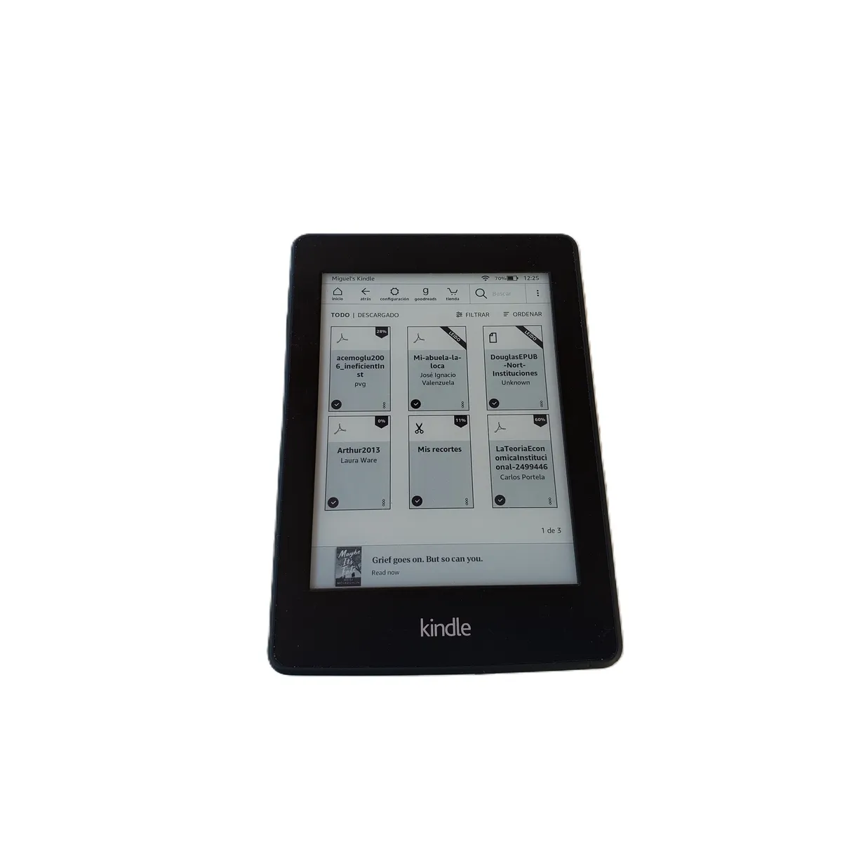AMAZON - Kindle Paperwhite 6ta Gen 6inch, 4Gb Negro