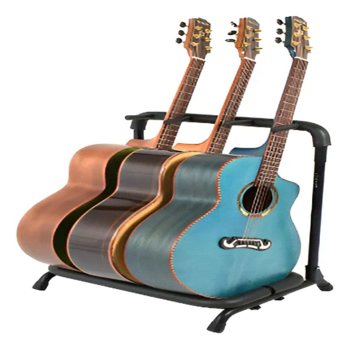 GENERICO - Atril Soporte Triple Para Guitarra