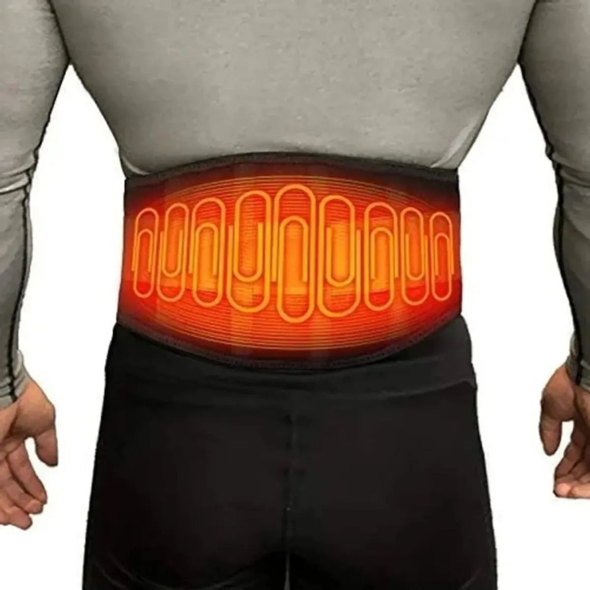 MOVI - Faja Lumbar Térmica Ortopédica con 3 Niveles de Calor y Terapia de Frío