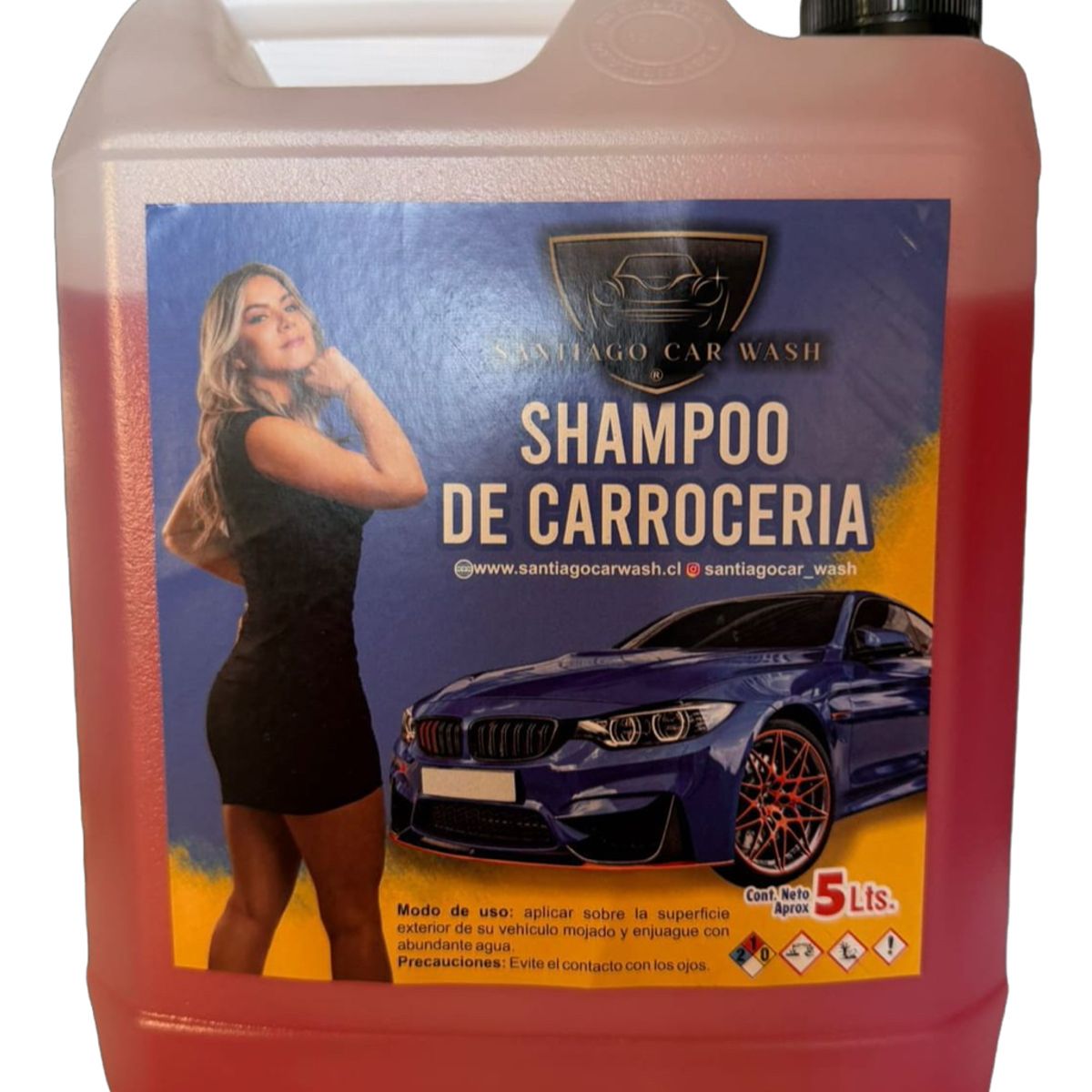 GENERICO - santiago car wash, shampoo de carroceria, concera abrillantadora para carroceria de vehiculos