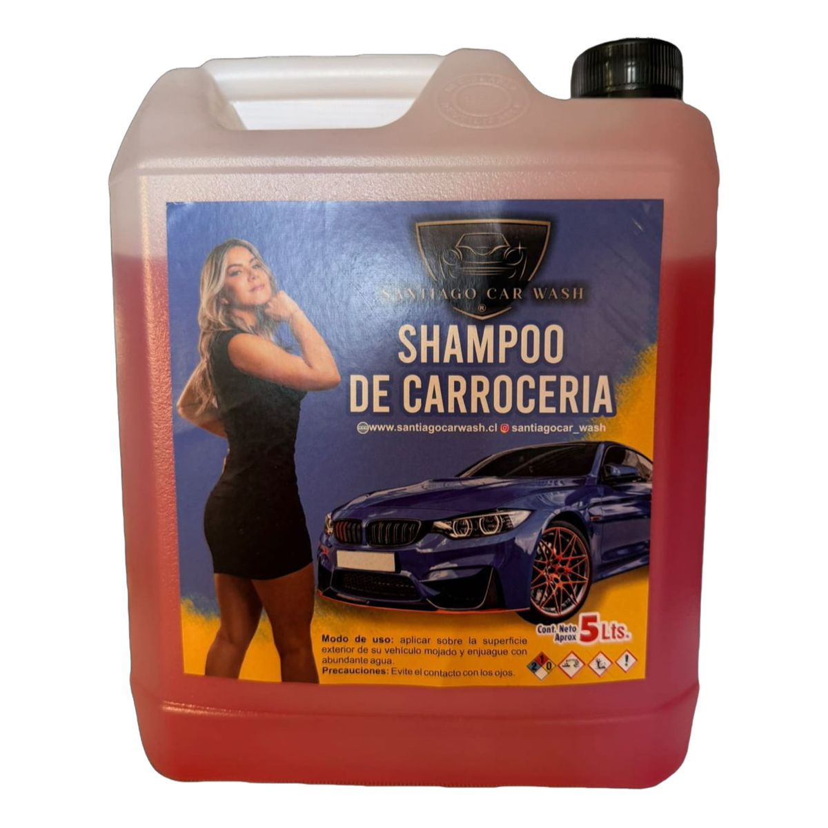 GENERICO - santiago car wash, shampoo de carroceria, concera abrillantadora para carroceria de vehiculos