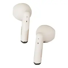 DEVIA - Audífono Bluetooth Gamer M7 Enc Wireless Tws Beige Blanco