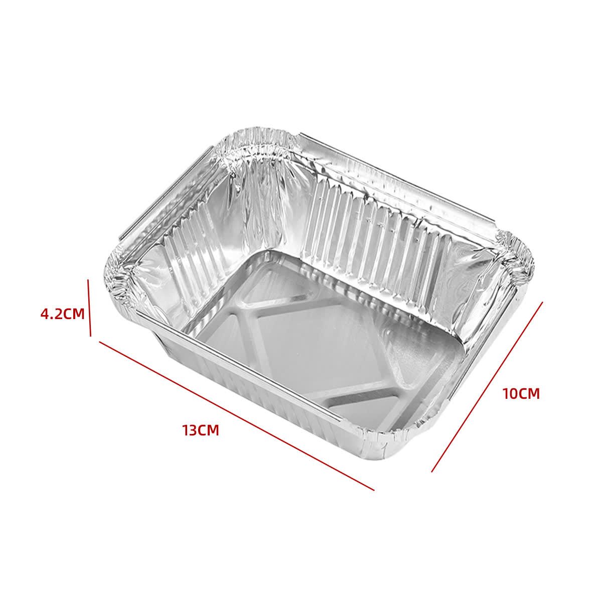 GENERICO - Envase Aluminio 13X10X4 Cm Desechable Cocina Alimentos  Descripción Corta