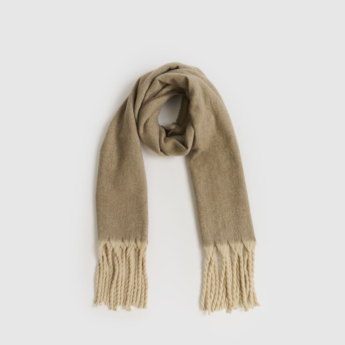LOUNGE - Maxi Bufanda Bicolor Flecos Alto Invierno LOUNGE
