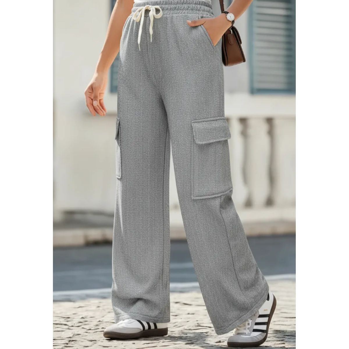AGW - Pack 3 Pantalones Mujer Cargo