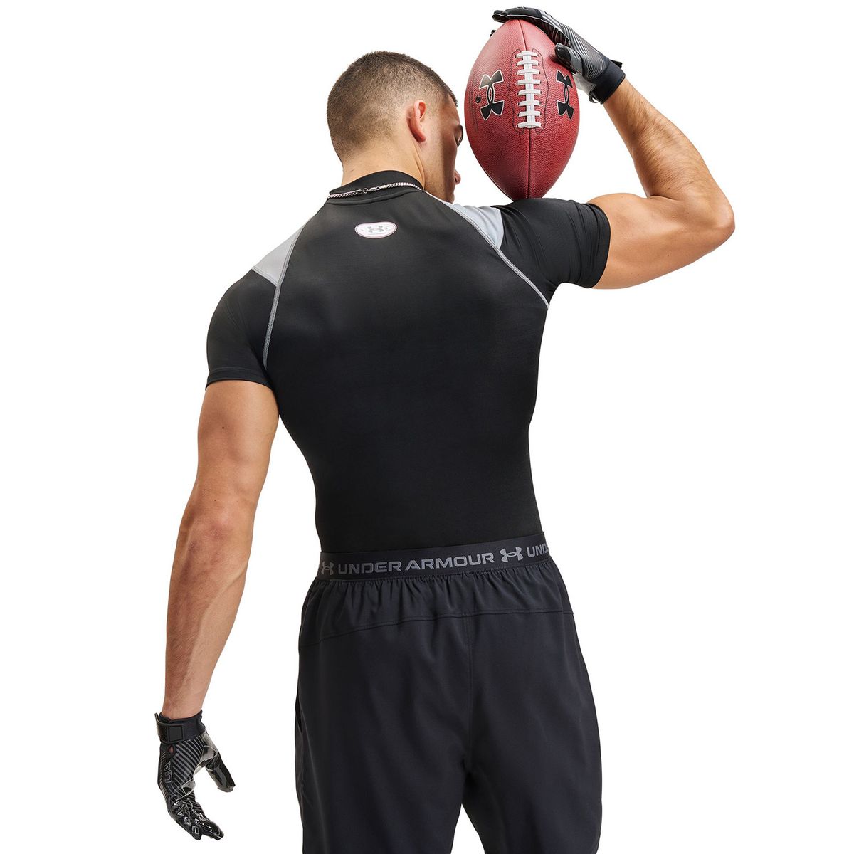 UNDER ARMOUR - Primera Capa Superior Hombre Hg Elite Comp Mock Ss Negra UNDER ARMOUR