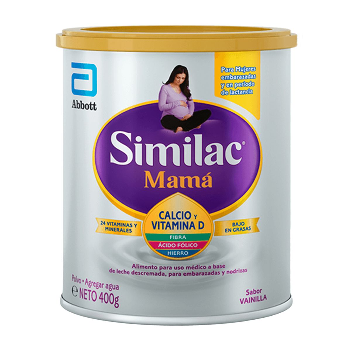 ABBOTT - SIMILAC MAMA VAINILLA 400G, ABBOTT