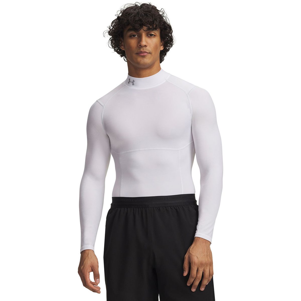 UNDER ARMOUR - Primera Capa Superior Hombre Hg Elite Comp Mock Blanco UNDER ARMOUR