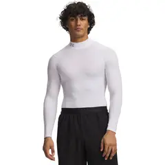 UNDER ARMOUR - Primera Capa Superior Hombre Hg Elite Comp Mock Blanco