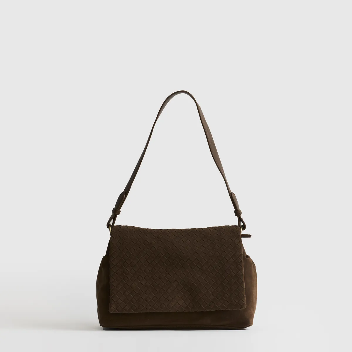 LOUNGE - Cartera De Hombro Solapa Tejida Woman LOUNGE