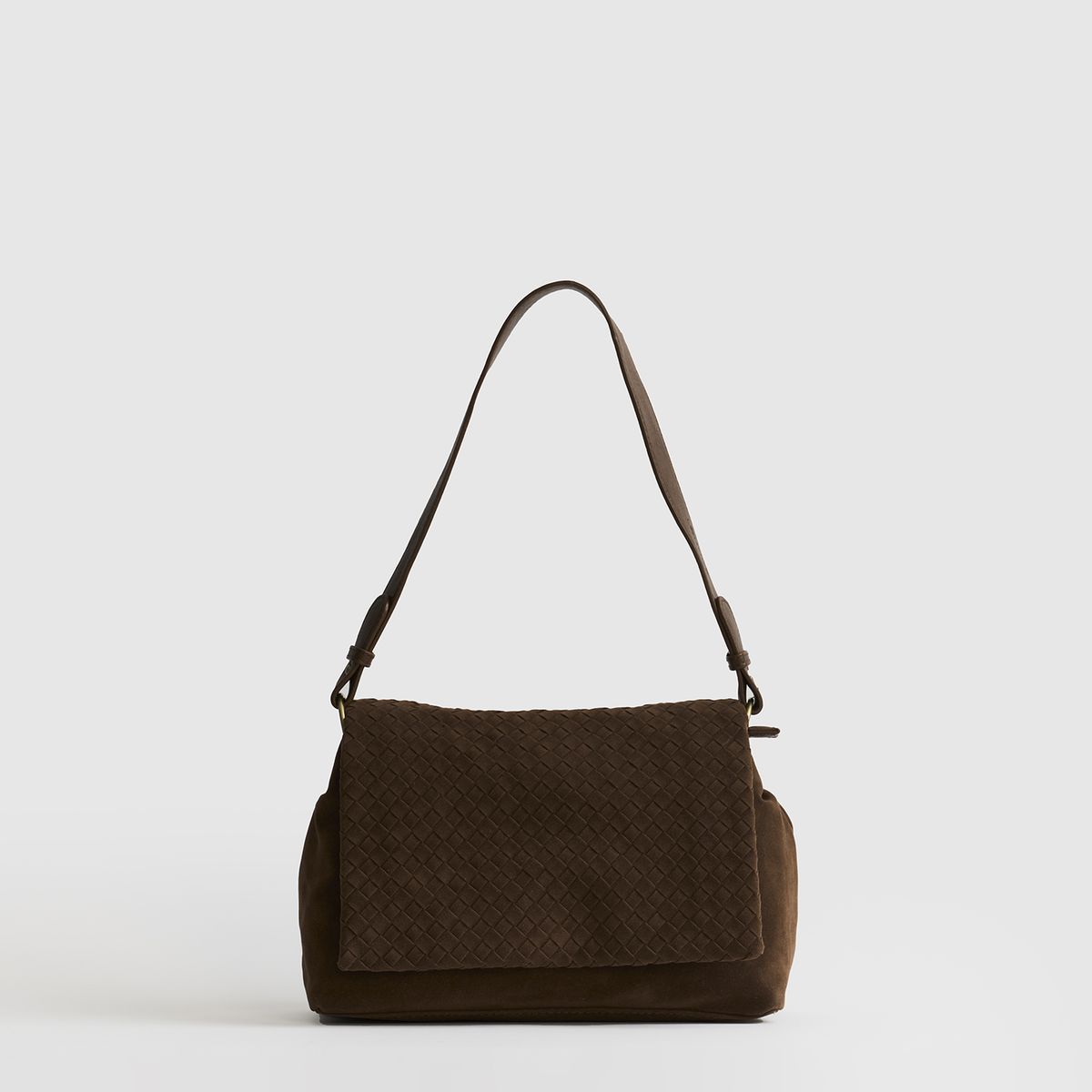 LOUNGE - Cartera De Hombro Solapa Tejida Woman LOUNGE
