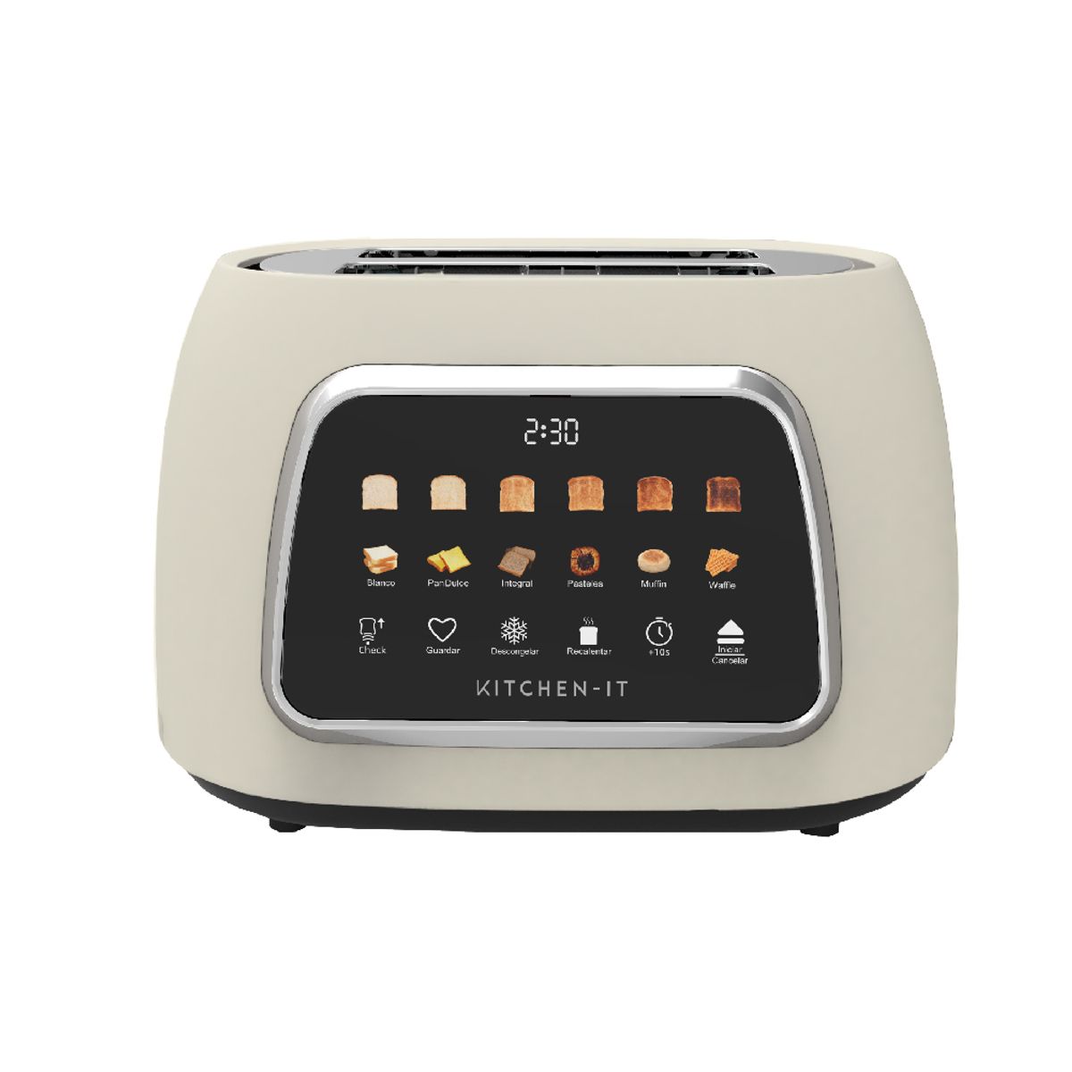 KITCHEN IT - Tostador Digital Smart Toast Compact - 100% Automático