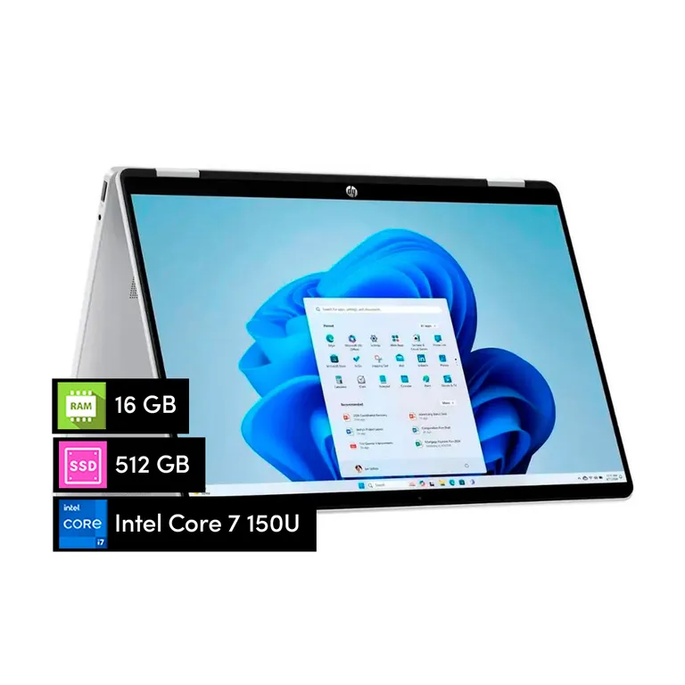 Notebook 2 en 1 Omnibook 5 Intel Core 7 16GB 512GB 14' FHD Táctil W11