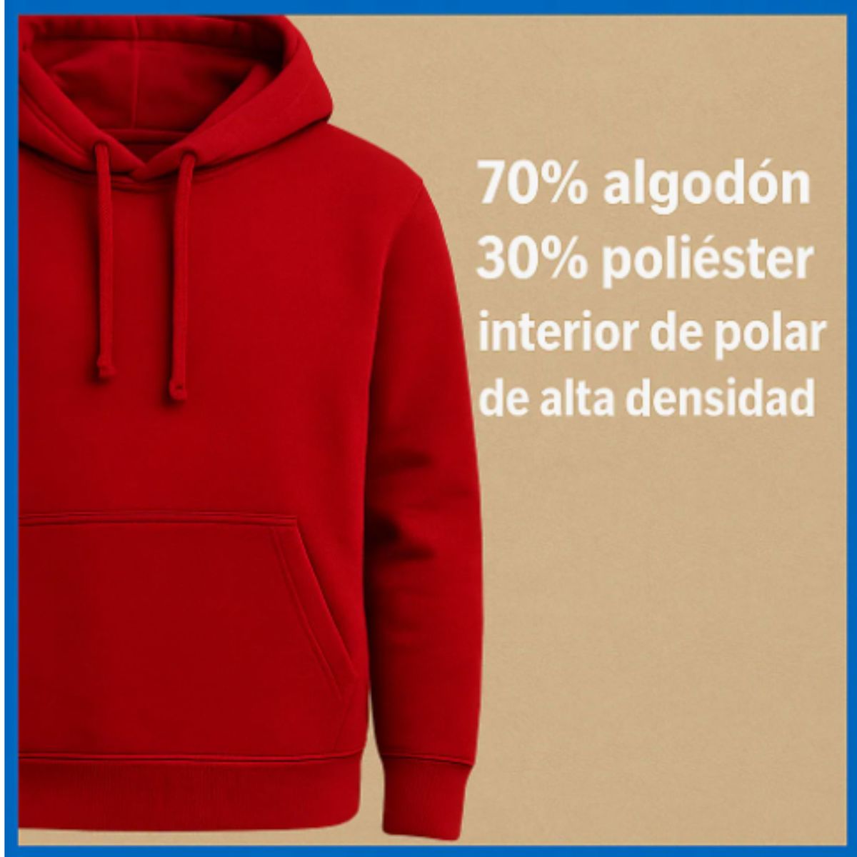 ANDESLAND OUTDOOR APPAREL - Polerón canguro con capucha Unisex
