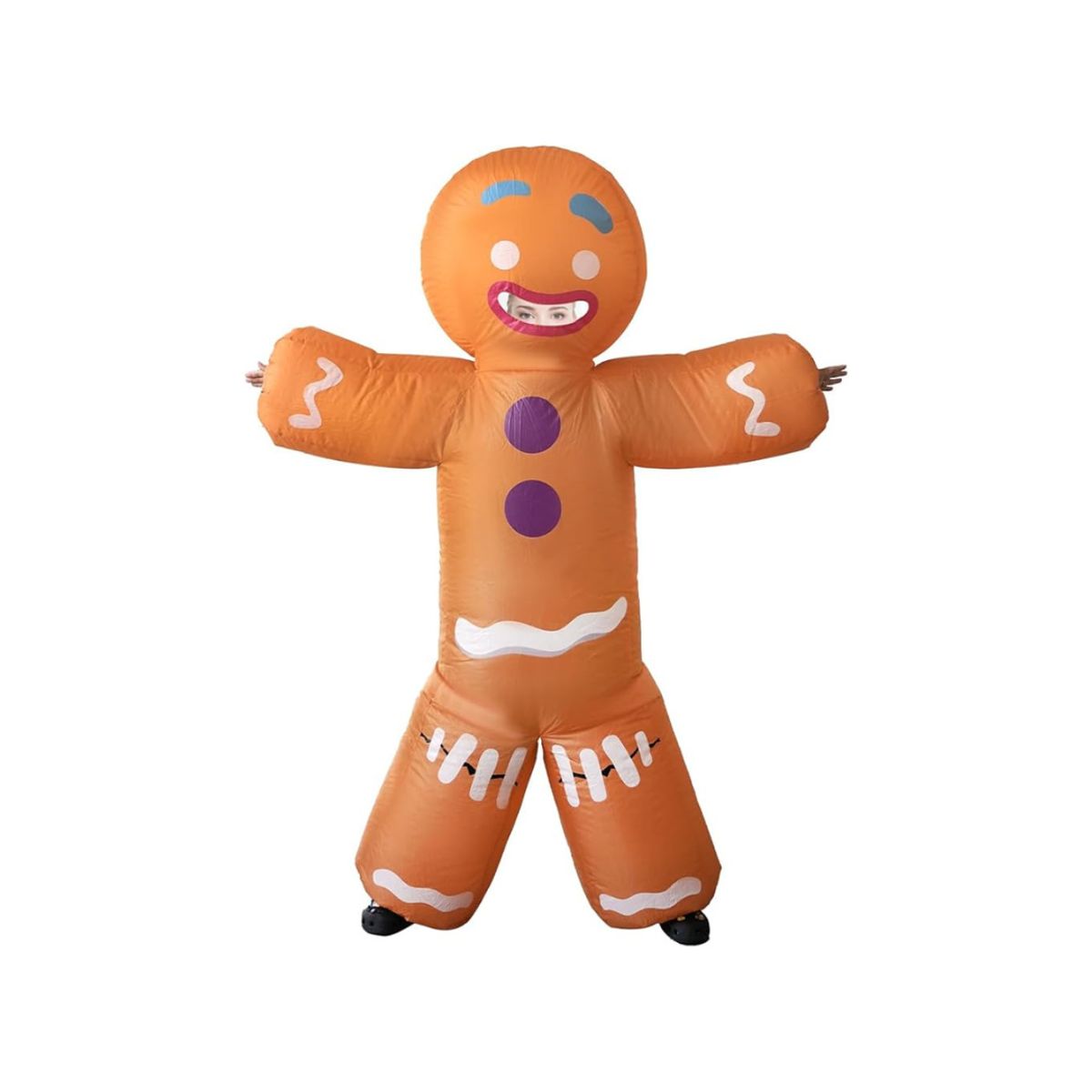 GENERICO - Disfraz Galleta De Jenjibre Inflable