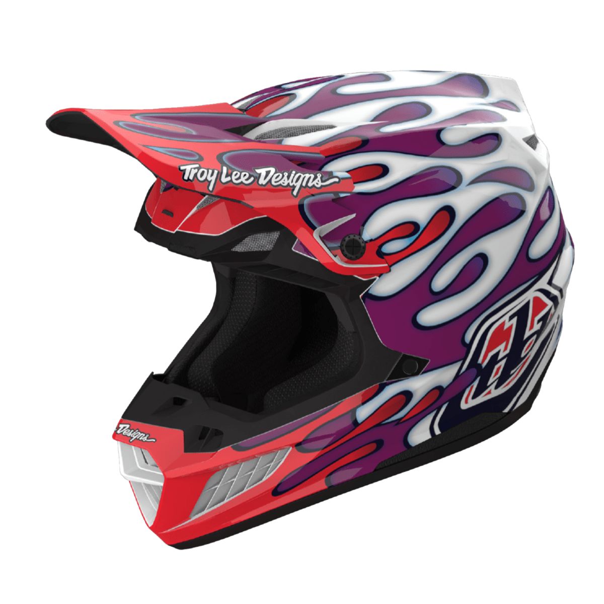 TROY LEE DESIGNS - CASCO TROY LEE DESIGNS SE5 CARBON OVERSPRAY BLACK VIOLET