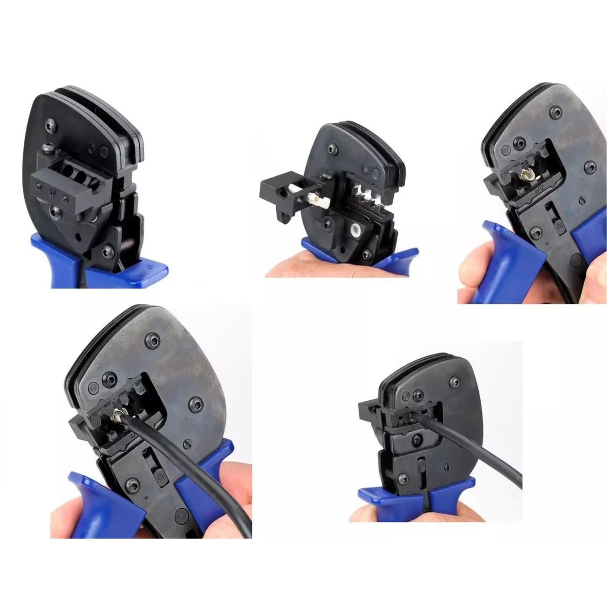 GENERICO - Pinza Crimpadora Solar Profesional A-2546B para Conectores MC4 (2.5 - 6.0 mm²)