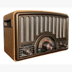 MLAB - Radio Parlante 9143 Retro Sixtinna Bluetooth Usb Tf Fm Color Café