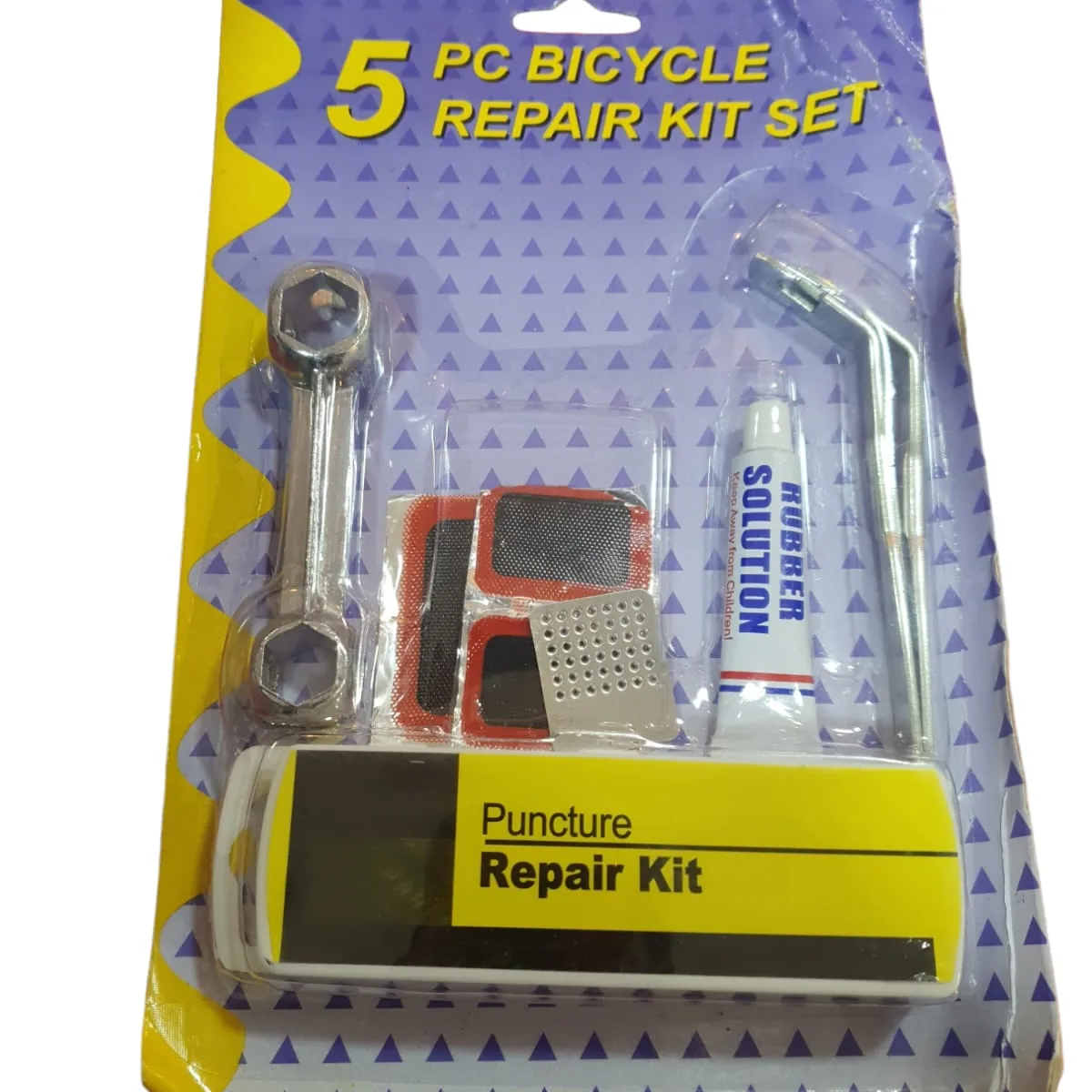 GENERICO - Kit De Reparación Rueda De Bicicleta 5 Piezas