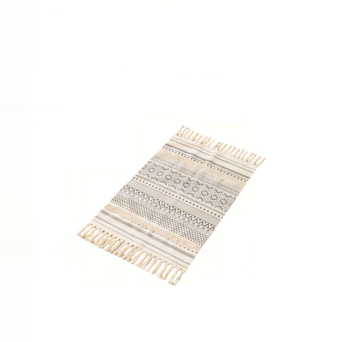GENERICO - ALFOMBRA BAJADAS DE CAMA 60CMX90CM  BOHO DECORATIVAS 1