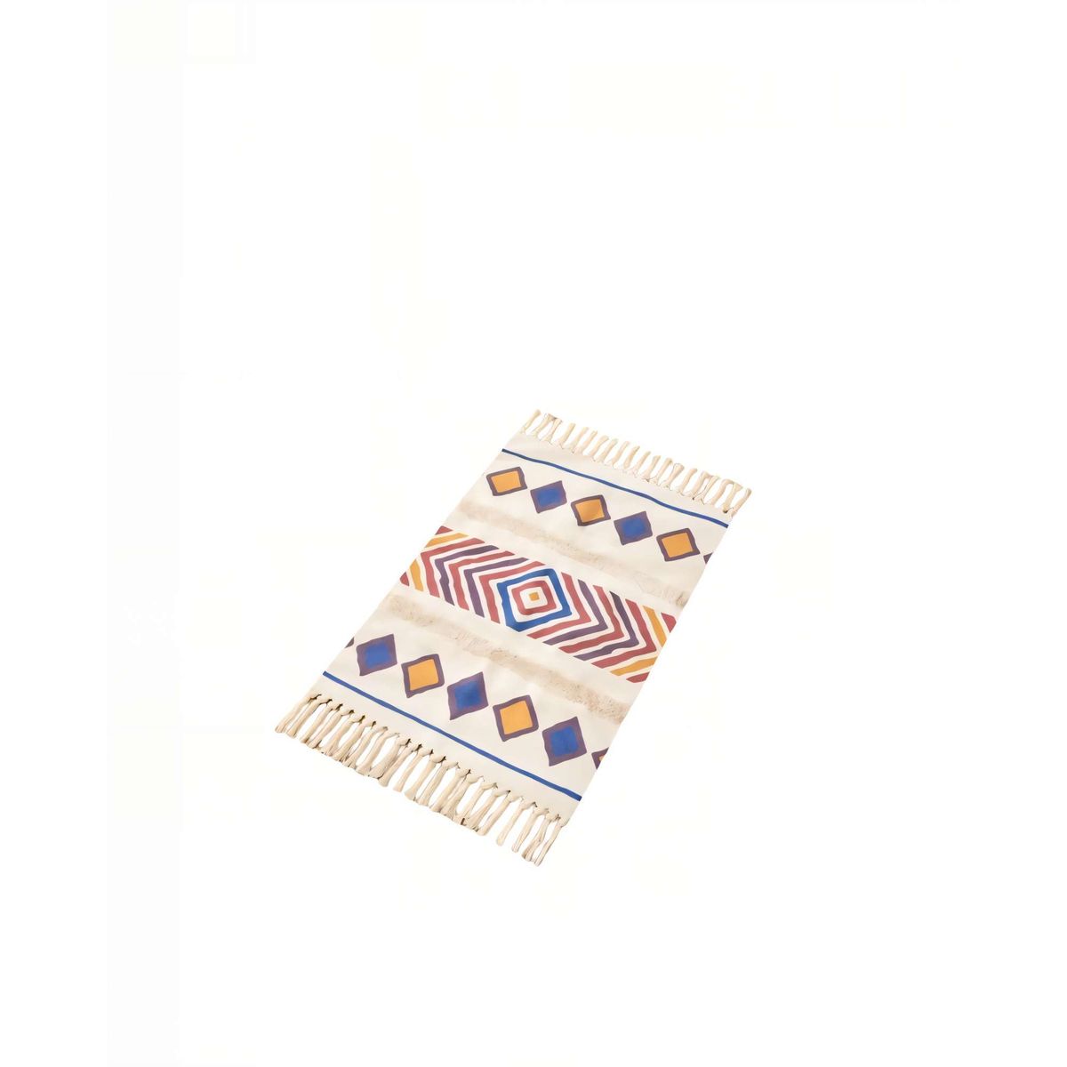 GENERICO - ALFOMBRA BAJADAS DE CAMA 60CMX90CM  BOHO DECORATIVAS 3