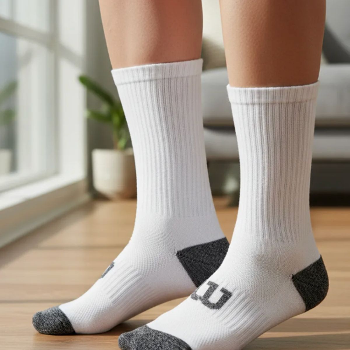 WILSON - Calcetines Wilson 3 Pack Hombre Largos Reforzados Blanco